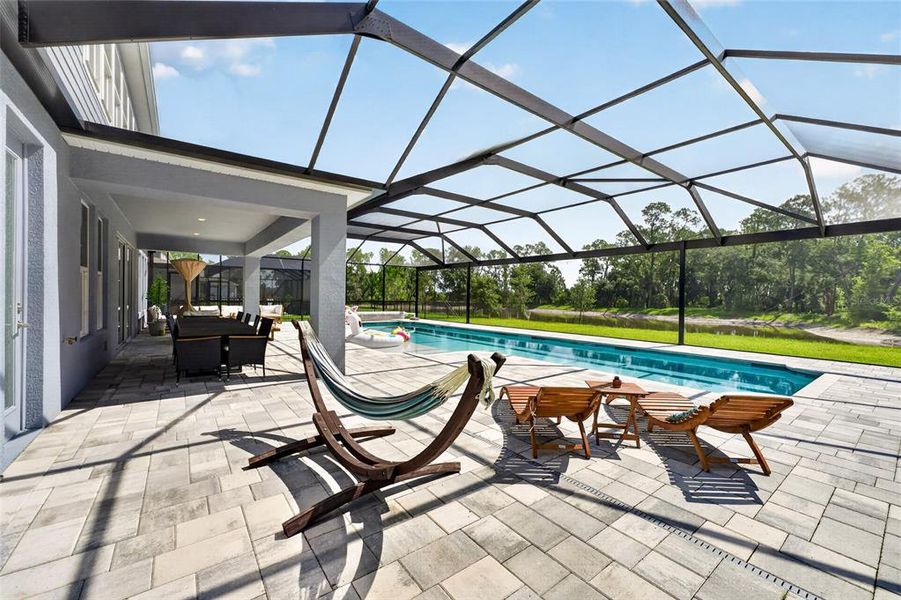 Exterior details and patio area of a home in , Wesley Chapel (Image 30). Exterior details and patio area of a home in , Wesley Chapel (Image 30).