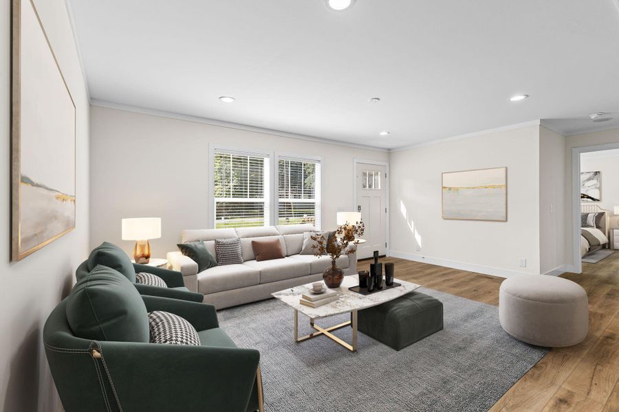 Furnished interior view inside a new home in , Ravenel (Image 7).