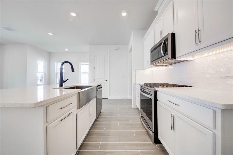 Furnished interior view inside a new home in Bungalow Walk at Lakewood Ranch, Lakewood Ranch (Image 14).
