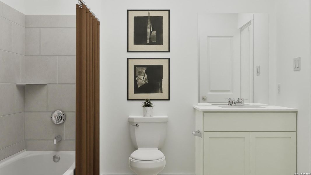 Furnished interior view inside a new home in Navarro Ranch, Seguin (Image 4).