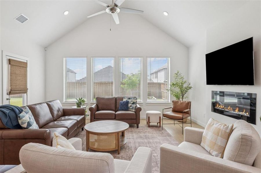 Furnished interior view inside a new home in , Fort Worth (Image 32).