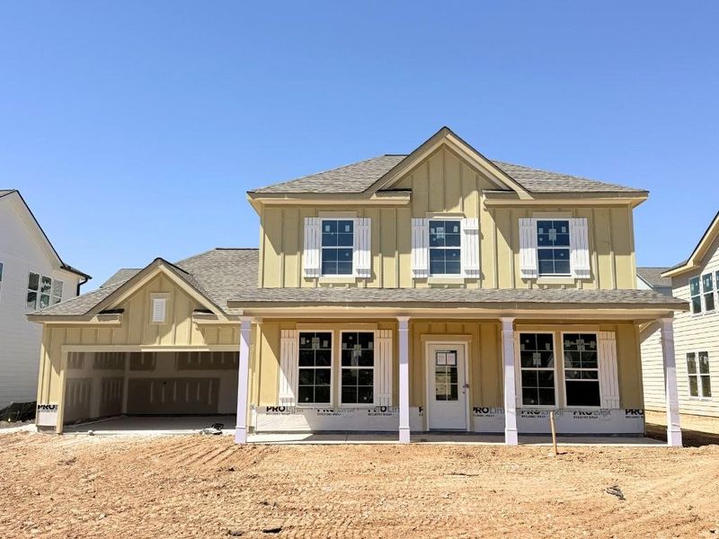 In-progress construction of a new home in Sutton’s Landing, Statham, GA (Image 41).
