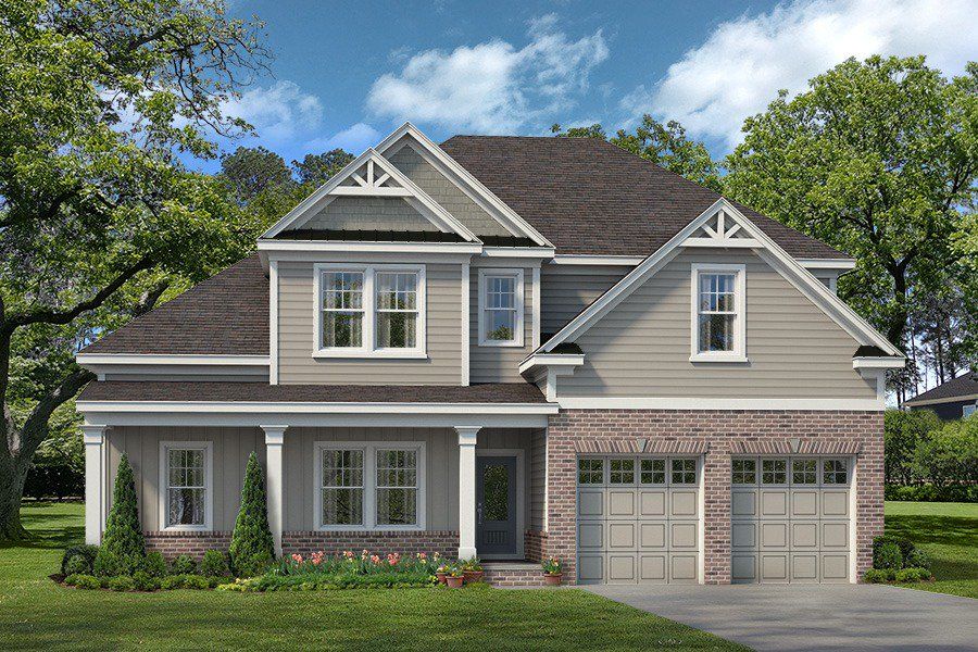 Front exterior of a home in the Palm Springs Manor Create Homes community, located in Ellenwood, GA (Image 10).