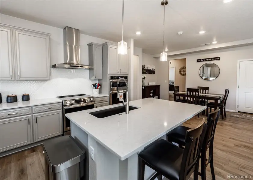 Furnished interior view inside a new home in , Colorado Springs (Image 4).