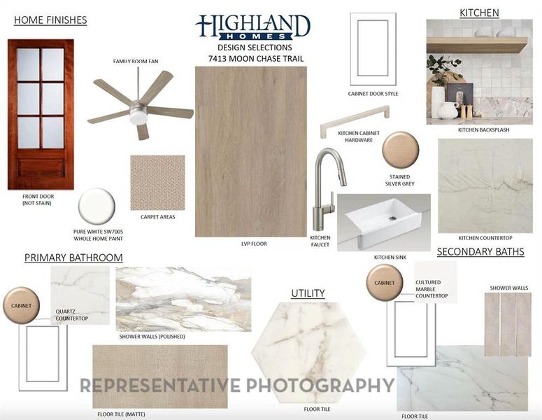 Sample of building materials used in homes in Aster Park: 40ft. lots, McKinney (Image 35).