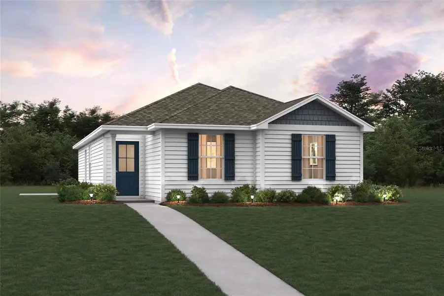 Front exterior of a new home in Daytona North, Bunnell, FL, highlighting curb appeal (Image 1). Front exterior of a new home in Daytona North, Bunnell, FL, highlighting curb appeal (Image 1).