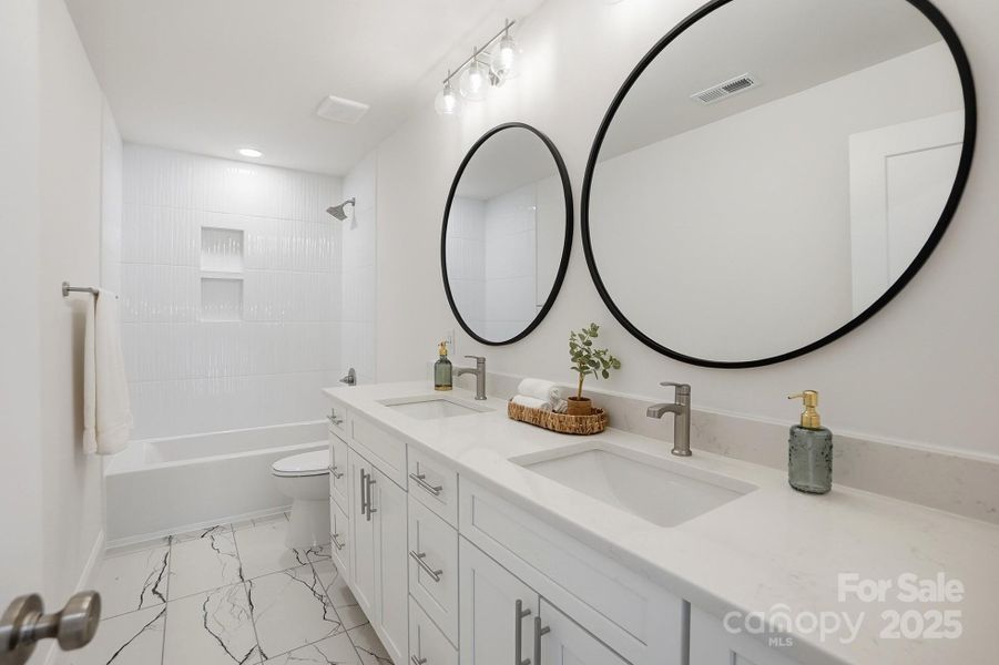 Furnished interior view inside a new home in , Mooresville (Image 36).