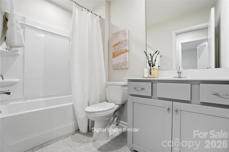 Furnished interior view inside a new home in The Townes at Cheyney, Charlotte (Image 25). Furnished interior view inside a new home in The Townes at Cheyney, Charlotte (Image 25).