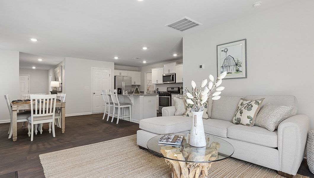 Representative furnished interior of a home built from the Robie by D.R. Horton in Brookside Farms - The Meadows, Greer (Image 14).