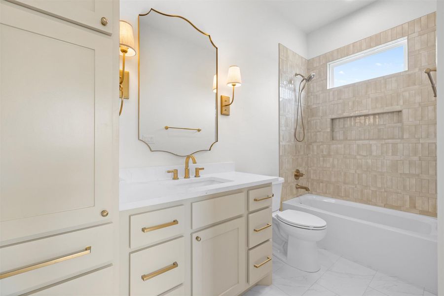 Furnished interior view inside a new home in , Snook (Image 16).