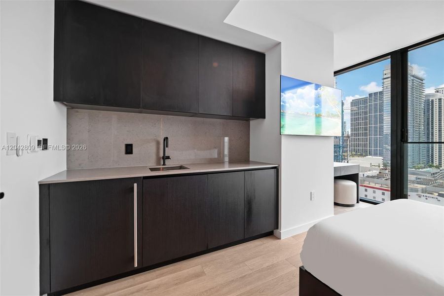 Furnished interior view inside a new home in , Miami (Image 6).