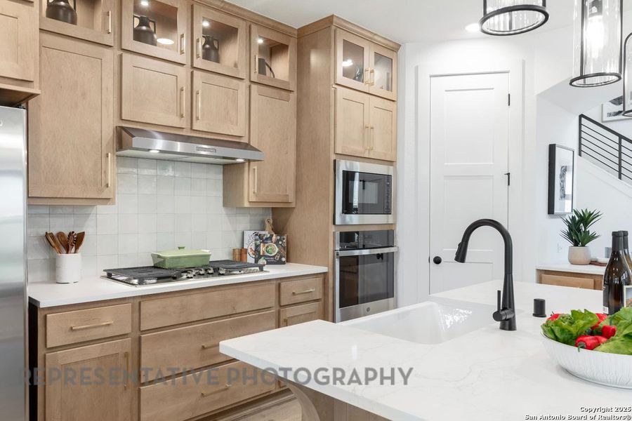 Furnished interior view inside a new home in Davis Ranch: 45ft. lots, San Antonio (Image 35).