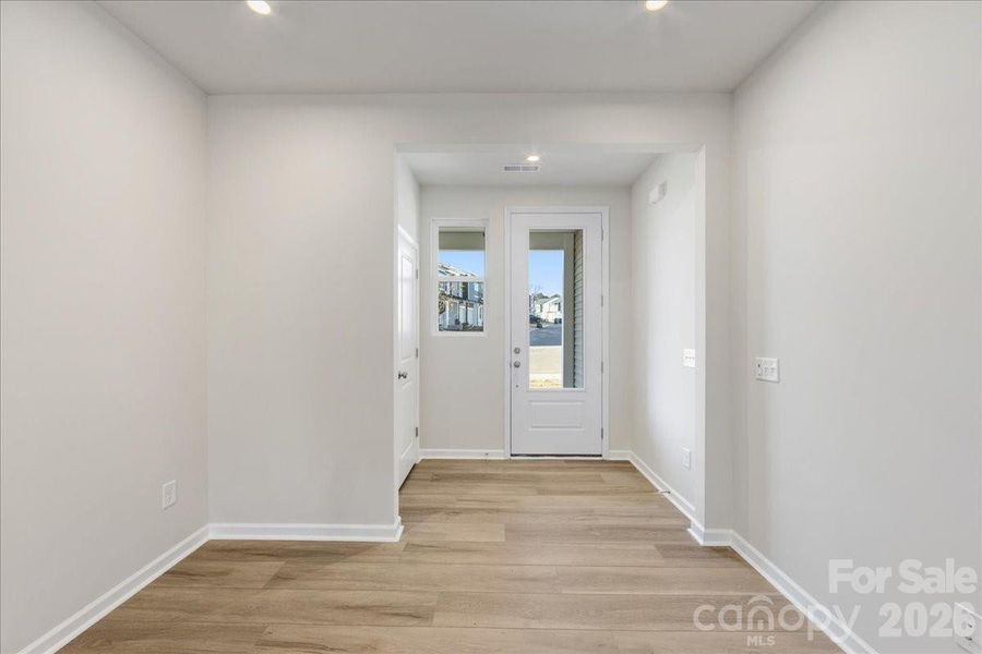 Foyer with a Powder Room Foyer with a Powder Room