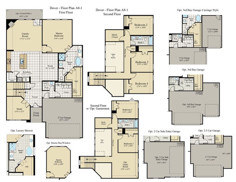 Dover A8-1 Floor Plan