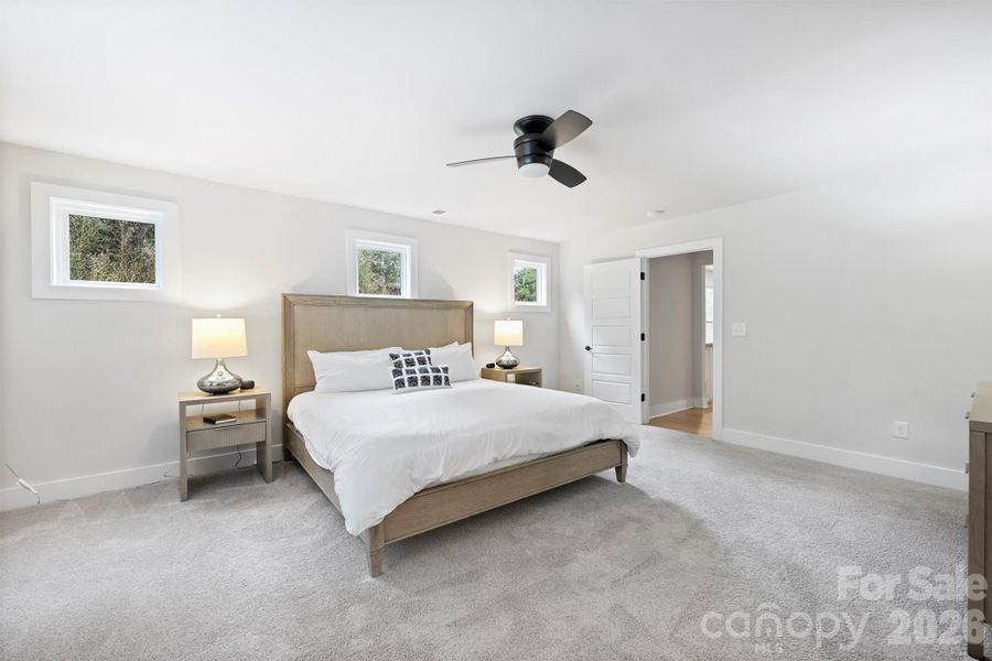 Furnished interior view inside a new home in , Charlotte (Image 18).