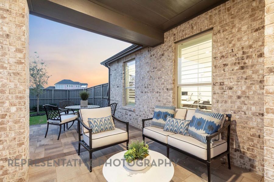Exterior details and patio area of a home in Pomona: 40ft. lots, Manvel (Image 24). Exterior details and patio area of a home in Pomona: 40ft. lots, Manvel (Image 24).