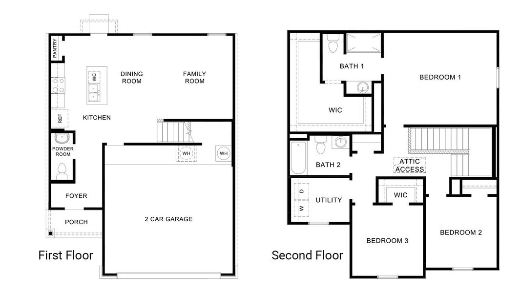 2D floor plan layout of this home in Bridges Mill, Corpus Christi, TX (Image 2). 2D floor plan layout of this home in Bridges Mill, Corpus Christi, TX (Image 2).