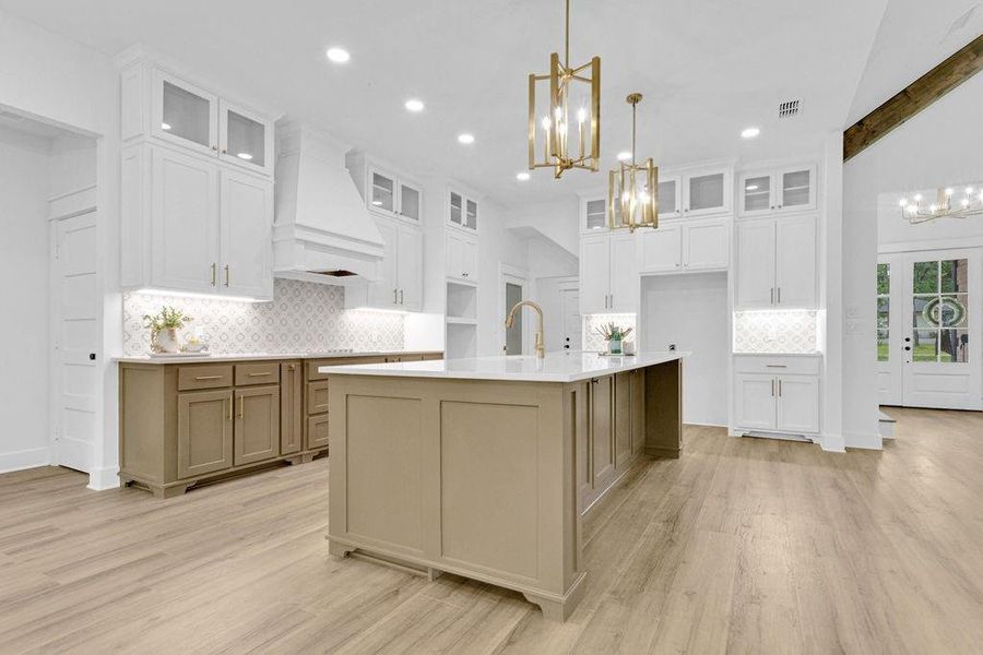 Furnished interior view inside a new home in , Hideaway (Image 7).