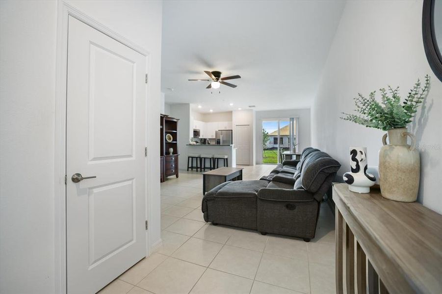 Furnished interior view inside a new home in , Palmetto (Image 8).