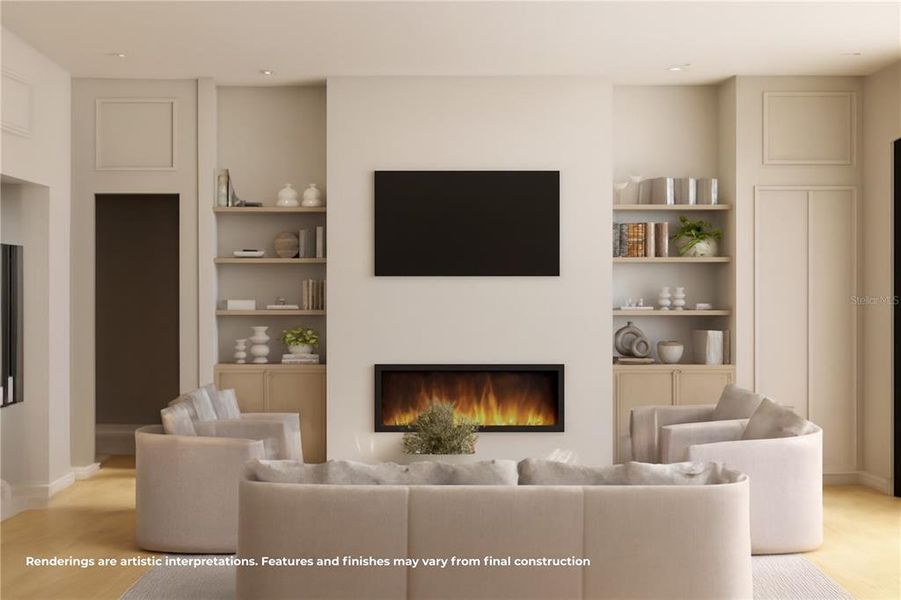 Furnished interior view inside a new home in , Winter Park (Image 10). Furnished interior view inside a new home in , Winter Park (Image 10).