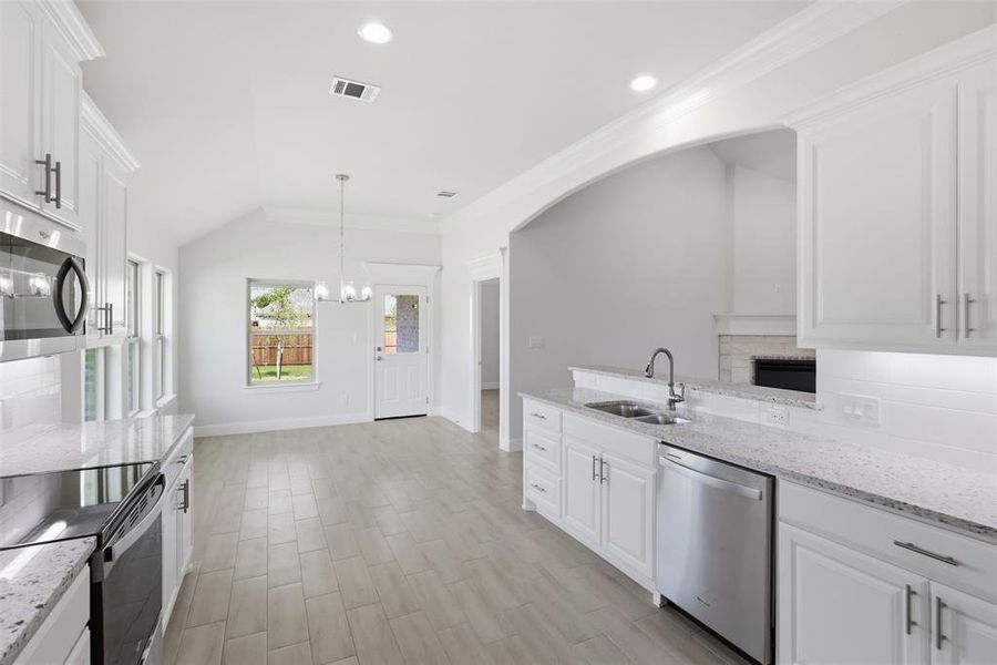 Furnished interior view inside a new home in , Springtown (Image 6).