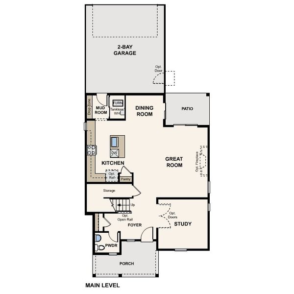 2D floor plan layout of this home in Windler, Aurora, CO (Image 5).