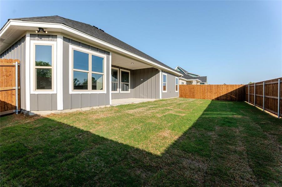 Exterior details and patio area of a home in , Tolar (Image 3). Exterior details and patio area of a home in , Tolar (Image 3).
