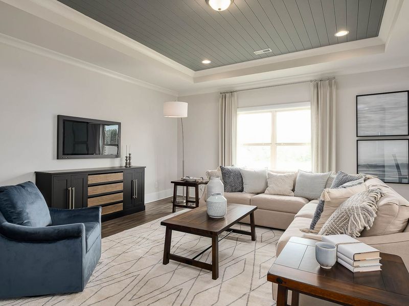 Representative furnished interior of a home built from the The Daphne E by Davidson Homes LLC in Bailey Park, Fayetteville (Image 19).