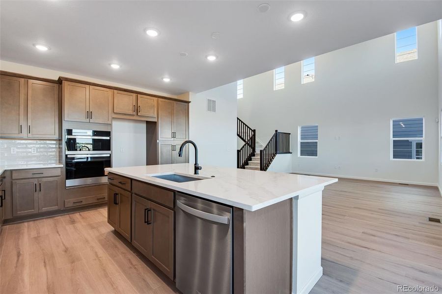 Furnished interior view inside a new home in Prelude at Sterling Ranch, Littleton (Image 11).