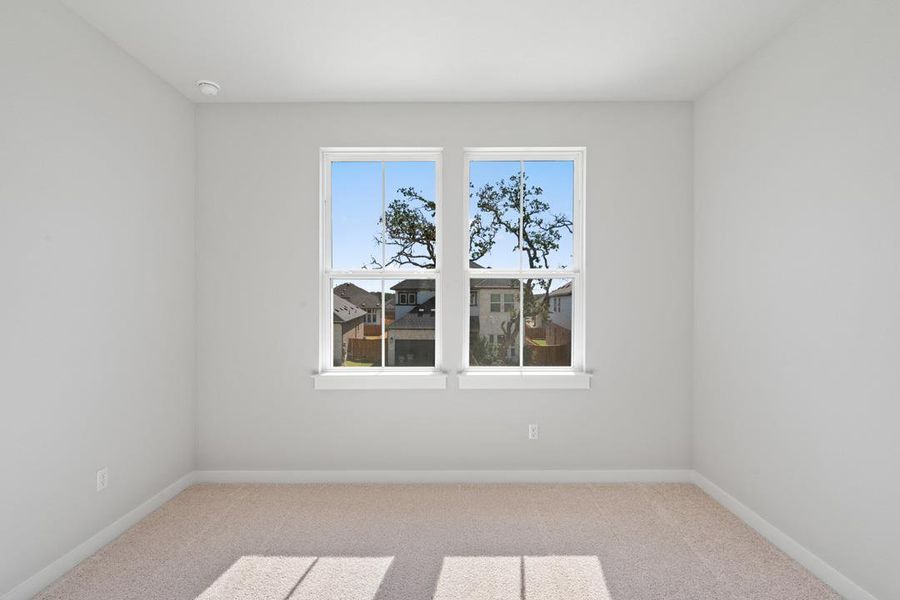 Spacious, unfurnished interior of a new home in Terrace Collection at Heritage, Dripping Springs (Image 32).