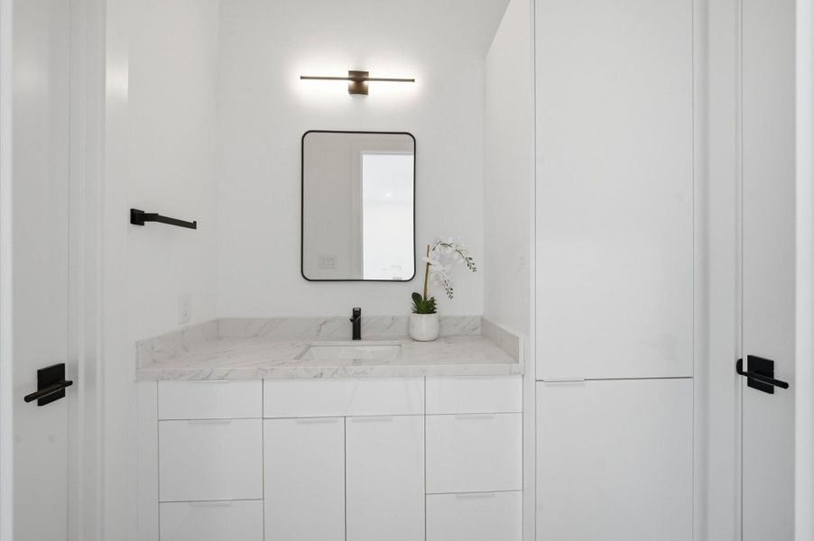 Furnished interior view inside a new home in , Houston (Image 39).