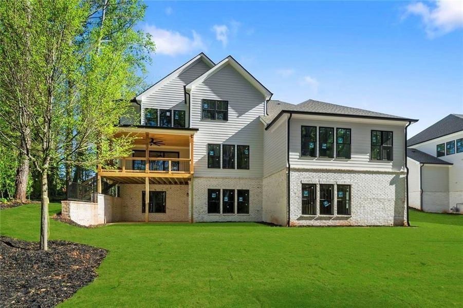 Exterior details and patio area of a home in , Atlanta (Image 3).