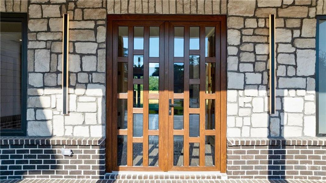 Exterior details and patio area of a home in , Sugar Hill (Image 39).