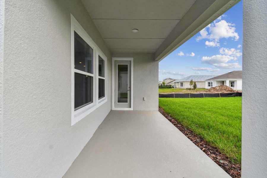 Representative exterior details of a home built from the The Bradson by David Weekley Homes in North River Ranch – Garden Series, Parrish (Image 3).