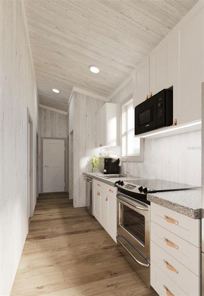 Furnished interior view inside a new home in , Venice (Image 4). Furnished interior view inside a new home in , Venice (Image 4).