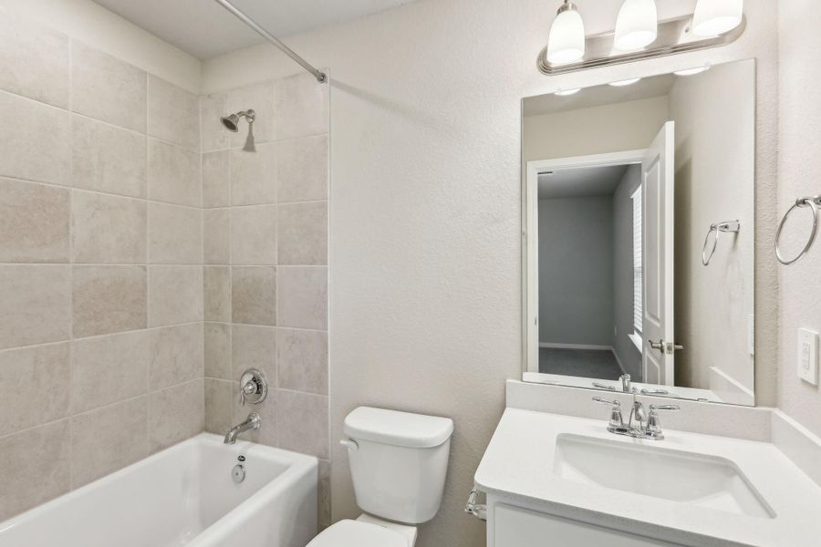 Photo is not of the actual home, but is an inspirational photo of builder’s model home and may depict options, furnishings, and/or decorator features that are not included.