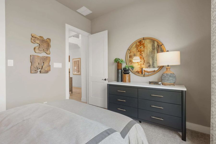 Furnished interior view inside a new home in Meridiana 50's and 60's, Manvel (Image 5).
