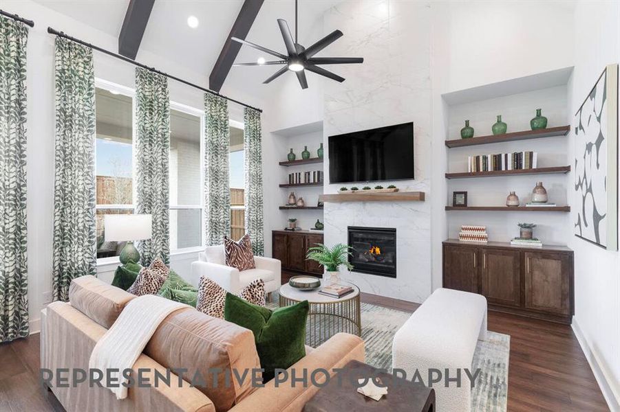 Furnished interior view inside a new home in Goodland, Midlothian (Image 12).
