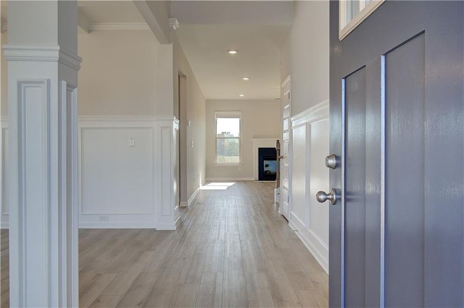 Spacious, unfurnished interior of a new home in Grandview at Millers Mill, Stockbridge (Image 18). Spacious, unfurnished interior of a new home in Grandview at Millers Mill, Stockbridge (Image 18).