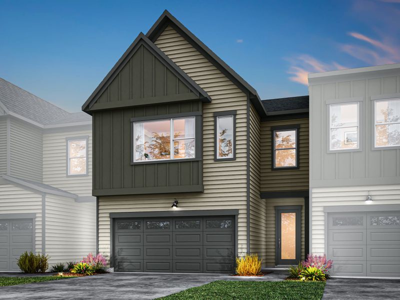 Representative exterior photo of a completed home built from the Astor by Tri Pointe Homes in Summit At Homestead, Chapel Hill, NC (Image 11).