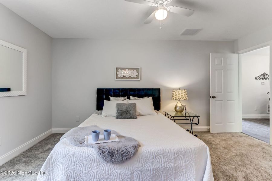 Furnished interior view inside a new home in , Jacksonville (Image 31). Furnished interior view inside a new home in , Jacksonville (Image 31).