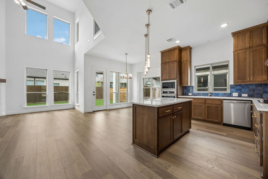 Furnished interior view inside a new home in Country Lakes, Denton (Image 7).