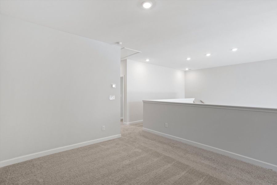 Spacious, unfurnished interior of a new home in Ovation at Sweetbrier, Durham (Image 24).