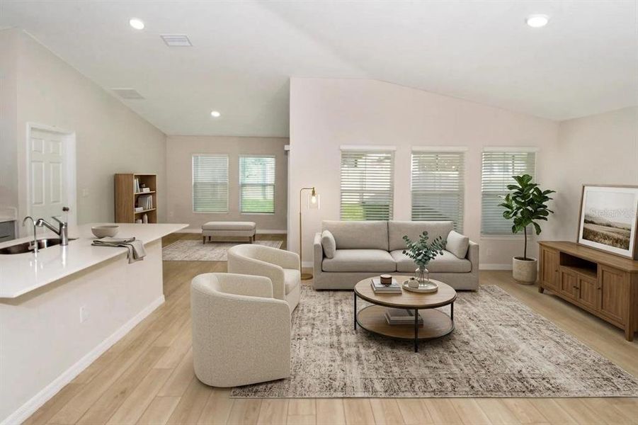 Furnished interior view inside a new home in Forest Lake, Davenport (Image 4).