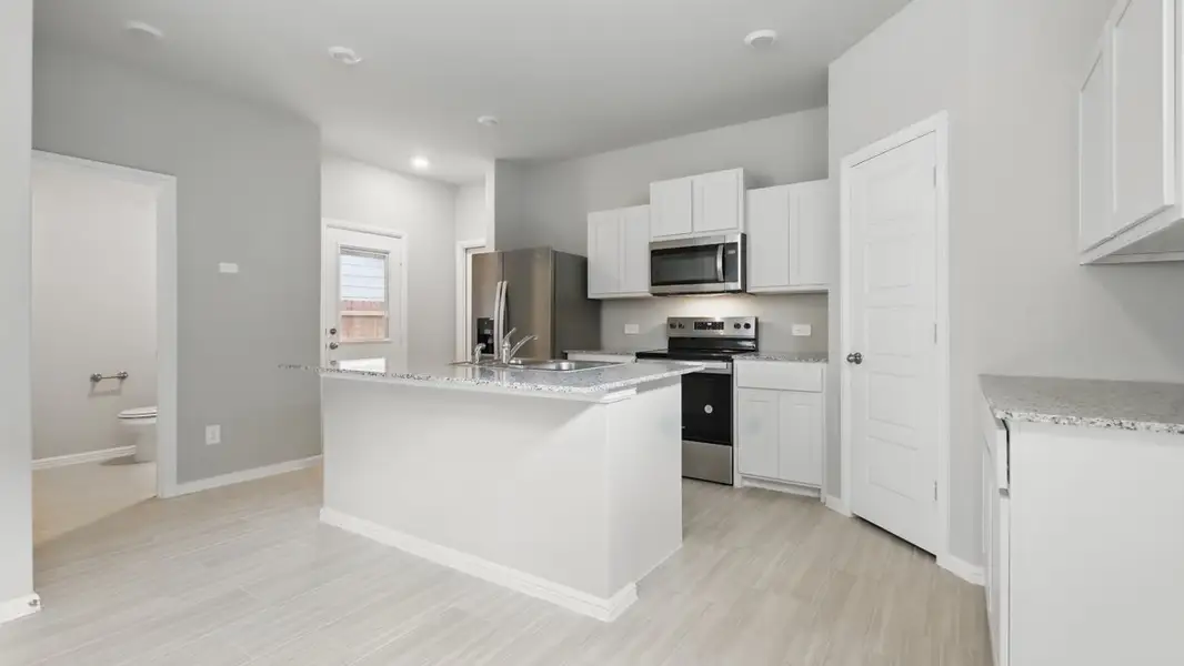 Representative furnished interior of a home built from the ALMOND by D.R. Horton in Orchard Village, Fort Worth (Image 4). Representative furnished interior of a home built from the ALMOND by D.R. Horton in Orchard Village, Fort Worth (Image 4).