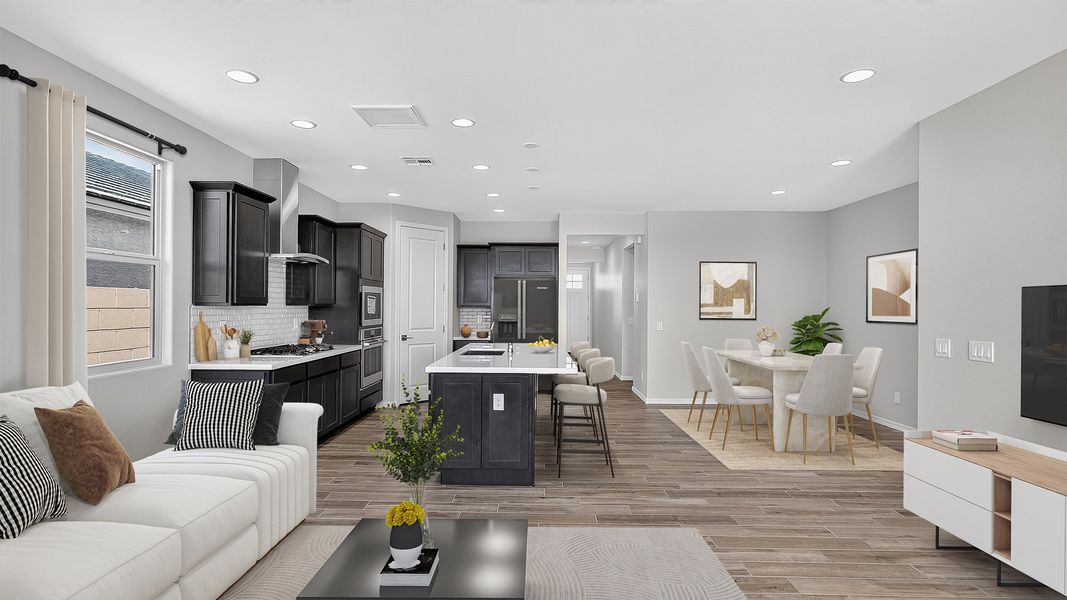 Furnished interior view inside a new home in Combs Ranch, San Tan Valley (Image 7).