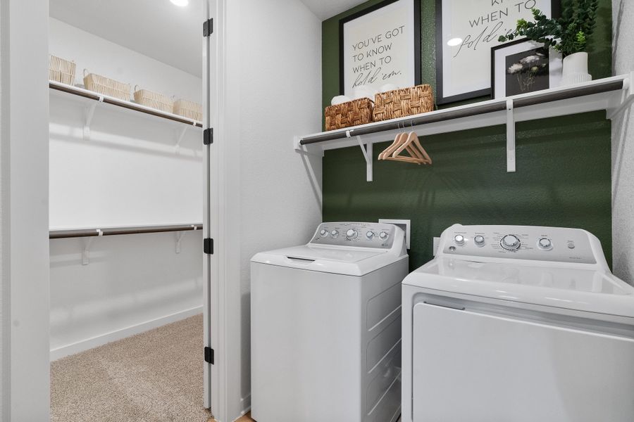 Representative furnished interior of a home built from the Leilana by Chesmar Homes in Santa Rita Ranch, Liberty Hill (Image 11). Representative furnished interior of a home built from the Leilana by Chesmar Homes in Santa Rita Ranch, Liberty Hill (Image 11).