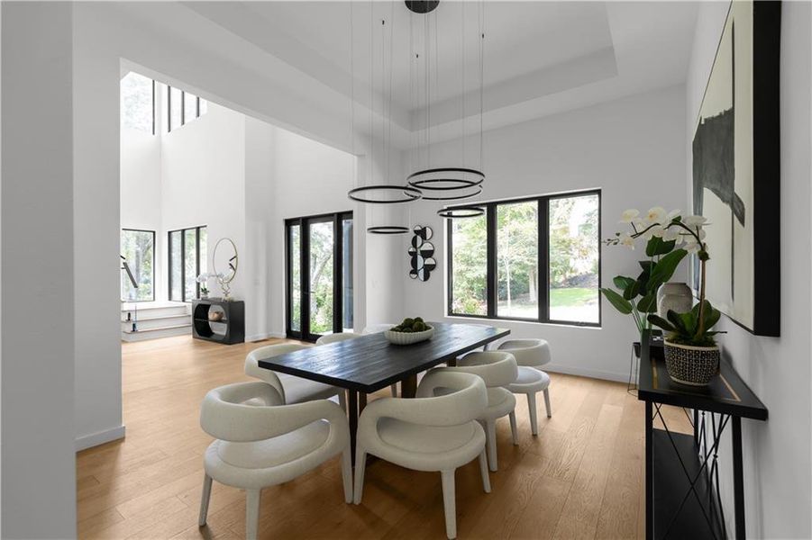 Furnished interior view inside a new home in , Atlanta (Image 67). Furnished interior view inside a new home in , Atlanta (Image 67).