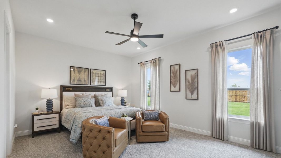Furnished interior view inside a new home in Clearview Ranch, Royse City (Image 15). Furnished interior view inside a new home in Clearview Ranch, Royse City (Image 15).