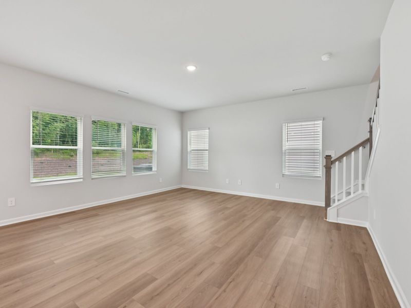 Spacious, unfurnished interior of a new home in Avalon Place - Signature Series, Durham (Image 8). Spacious, unfurnished interior of a new home in Avalon Place - Signature Series, Durham (Image 8).